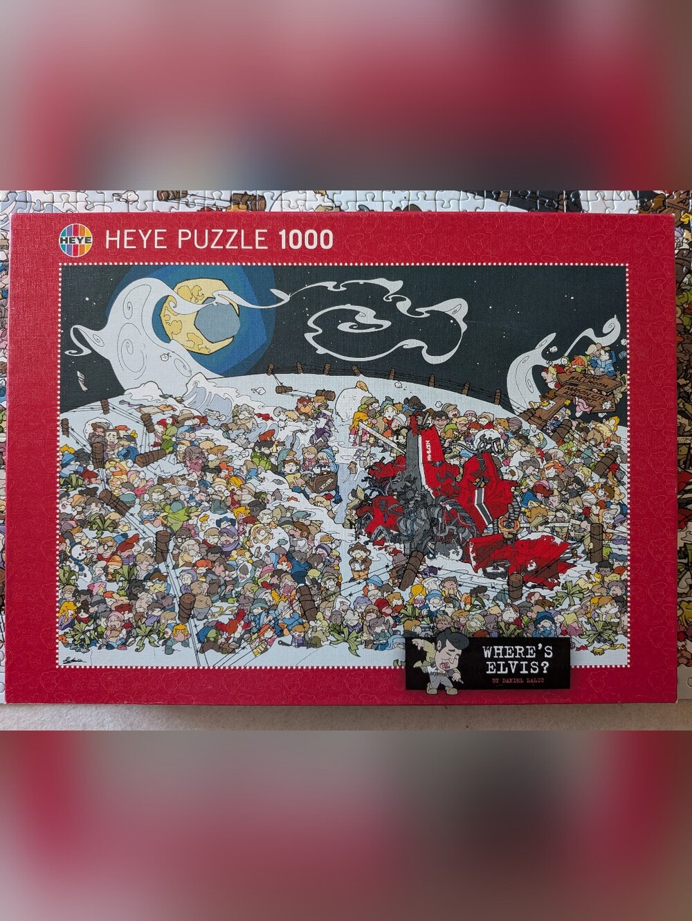 Heye - Where's Elvis - Iowa - 1000 Piece Jigsaw Puzzle